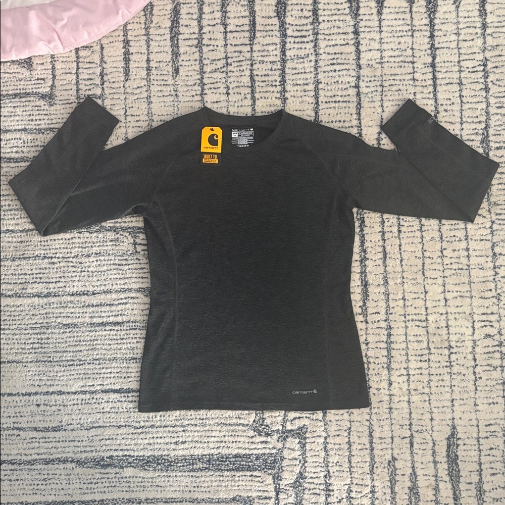 Carhartt Charcoal Long Sleeve kids top